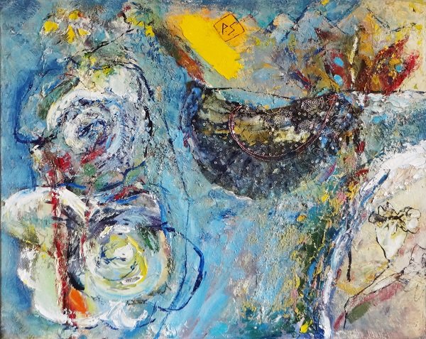 Blue Dress, Cadillac and Roses. It Was A Reflection Of A Horse Before Sinking Into The Dark